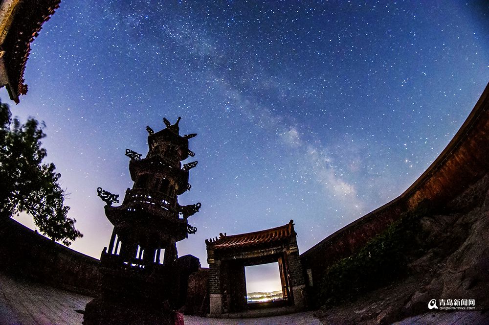 高清：一组美图告诉你 初秋青岛的夜空之魅
