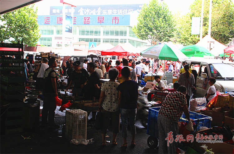 实拍：海泊河早市的最后一个周末