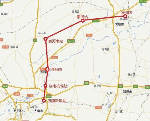 济滨城铁明年开工2020年通车 滨州将直达京沪