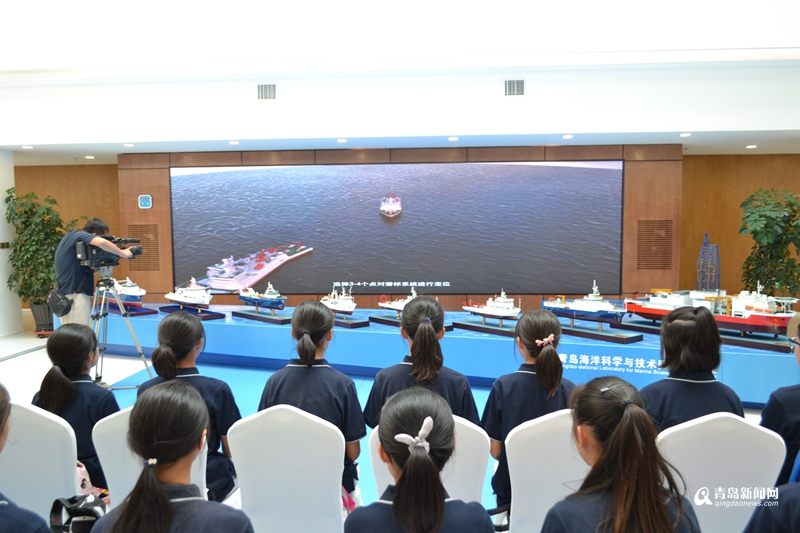 中国4艘科考船首次合体直播 青岛设分会场