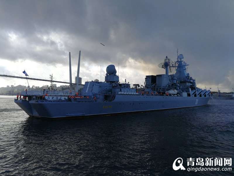 中俄海上联合演习第二阶段演习进入实兵演练