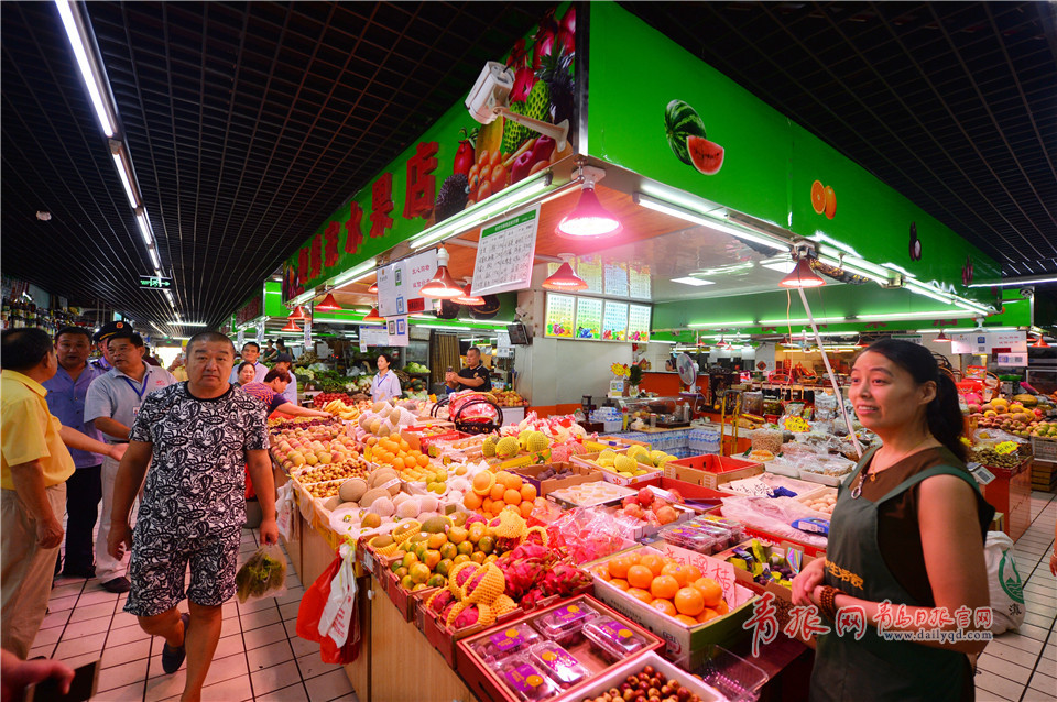 买菜更放心 青岛农贸市场启用远程监控