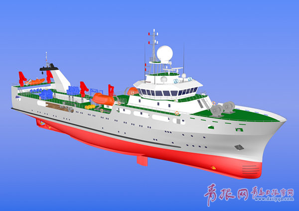 黄海所“渔业航母”开建 全球无限航明年5月下水