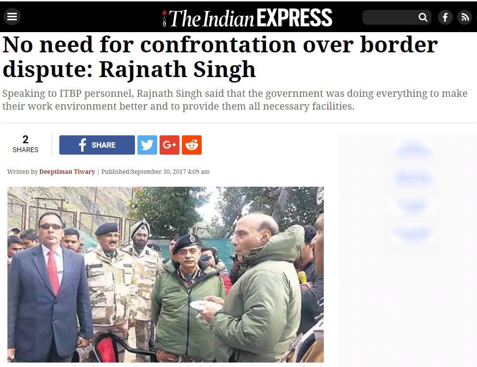 印内政部长:中印边境不必对抗 结构性对话解决问题