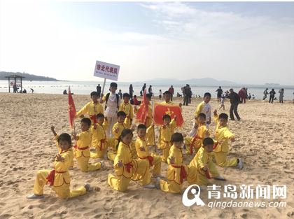青岛国际沙滩节开幕 文体表演免费围观(图)