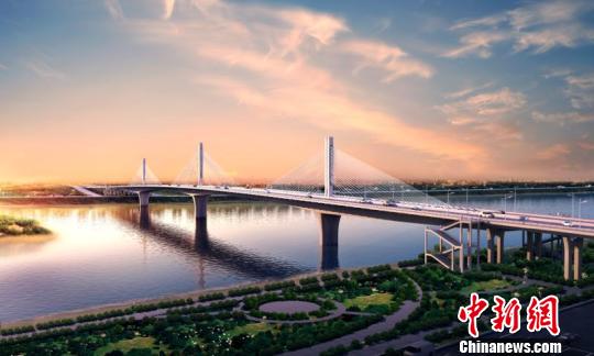 中国最宽单箱梁体矮塔斜拉桥工程两创全国第一