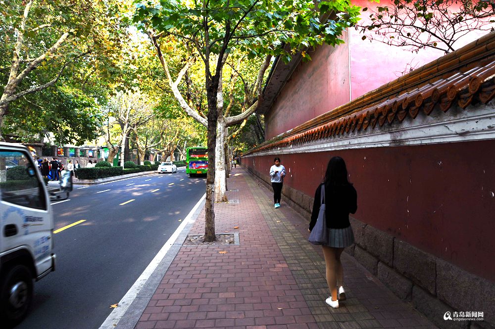 高清：秋日行走大学路 感受老城区优雅之美