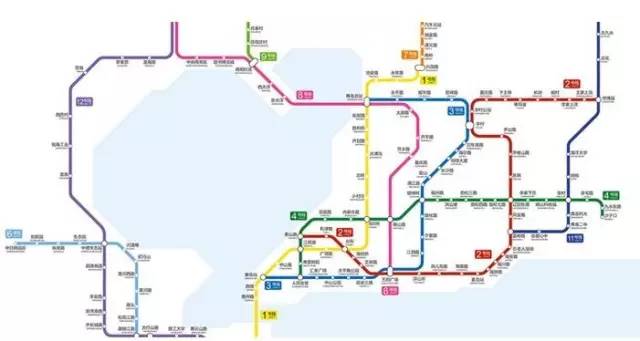 地铁8号线厉害了 几乎串起青岛规划的所有线路