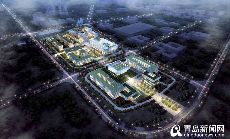 高清规划图 中国石油大学(华东)古镇口园区奠基图片
