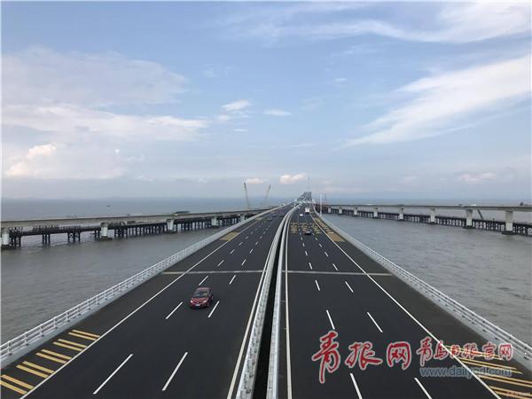 最新消息！胶州湾大桥胶州连接线桥梁工程贯通