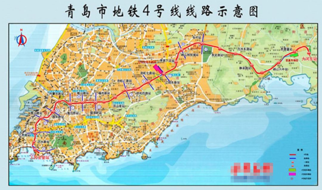 青岛地铁建设最新进度!线北段2020年底通车