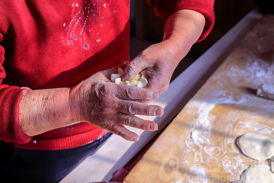 甜软糯 腊月在西海岸海青镇品尝传统美食包糕