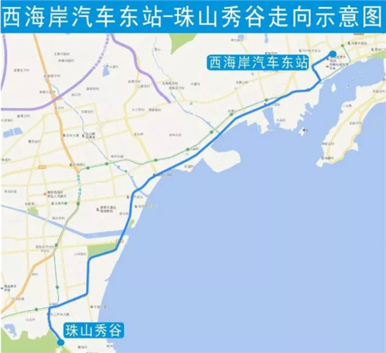 公交线路@出行注意！明日起西海岸这7条公交线路临时调流