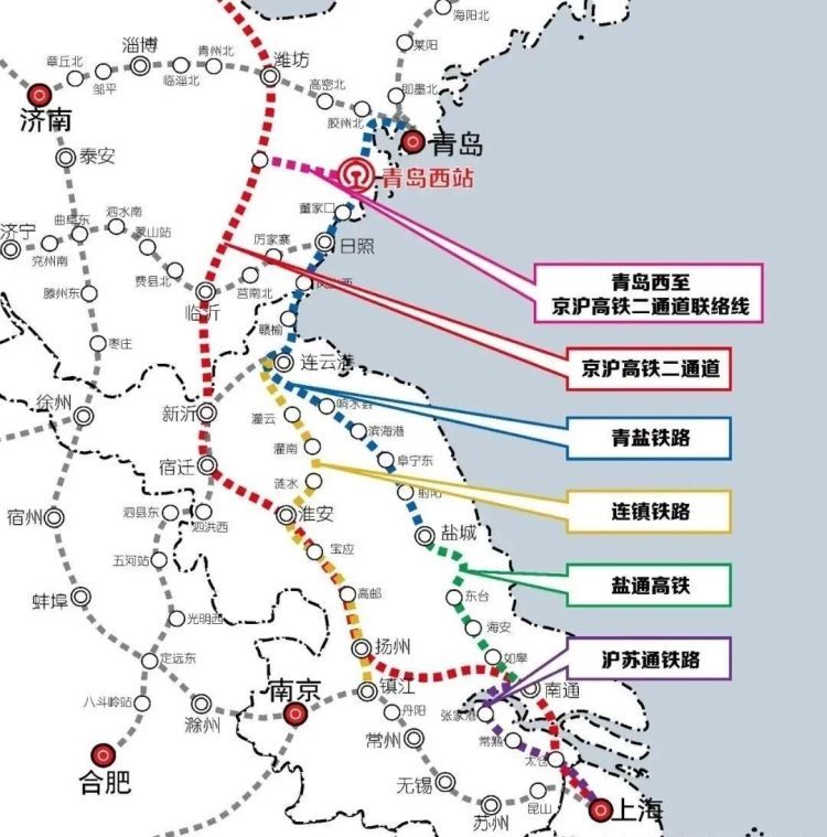 盐通高铁正式试运行青岛与长三角的高铁通道已打通