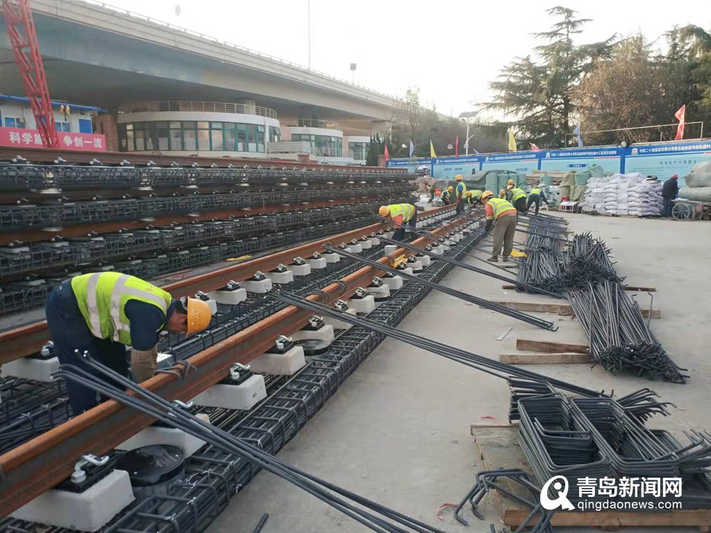 喜讯!青岛地铁4号线轨道01标项目提前完成节点目标任务 - 青岛新闻网