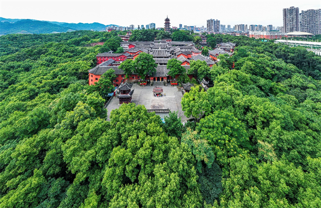 鸟瞰华岩旅游风景区。主办方供图