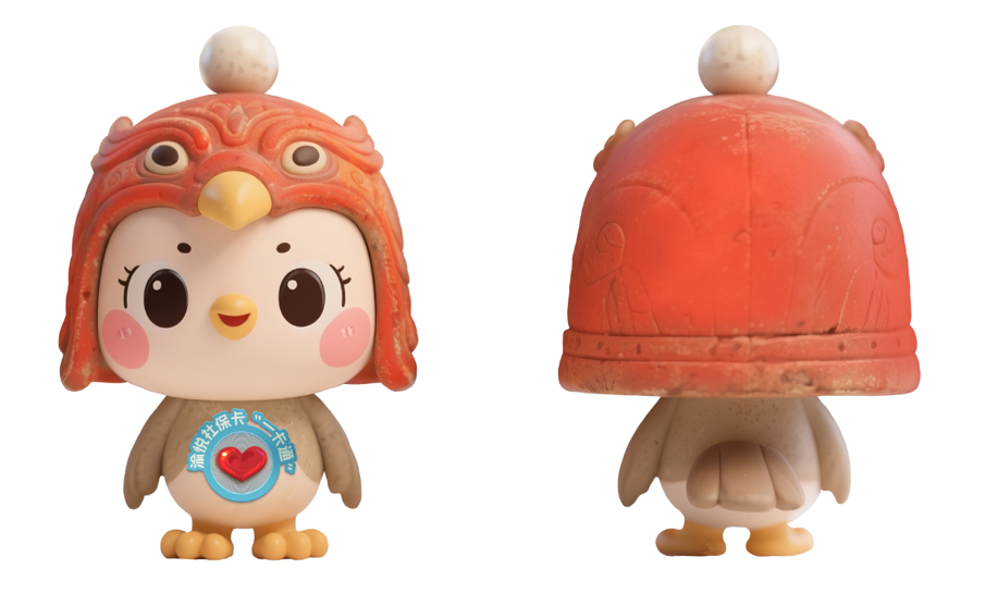 渝悦社保卡“一卡通”品牌IP形象。