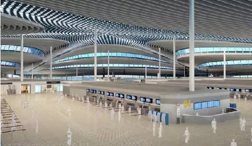 青岛新机场航站楼招商 综合交通中心装修招标