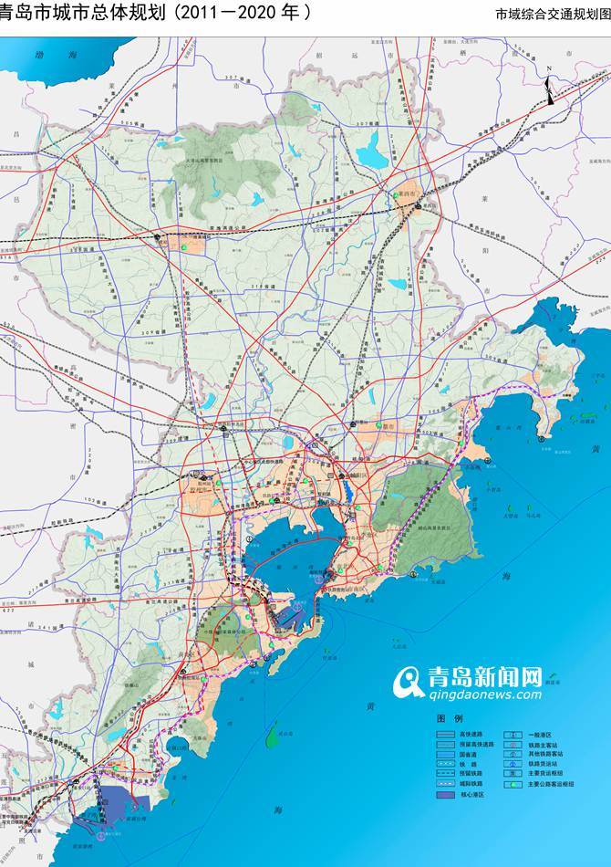 青岛2020年交通规划:未来5年要建8条地铁