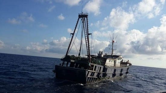 资料图：中国渔船桂北渔10078。