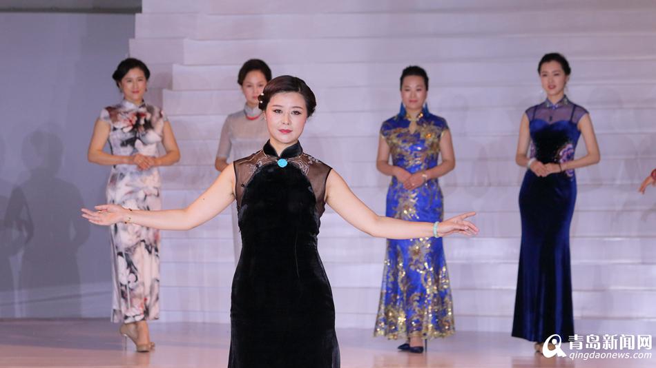 高清:青岛国际时装周落幕 旗袍秀演绎中国风