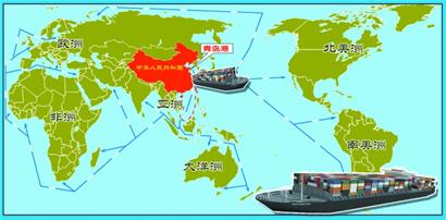 青岛港吞吐量世界第七 与700多港口结姻缘(图)