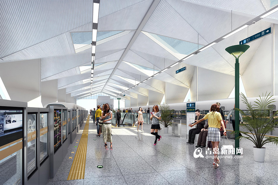 高清:地铁13号线建筑方案公示 立面酷似风帆