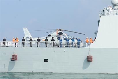 第24批护航编队从青岛起航 赴亚丁湾执行任务