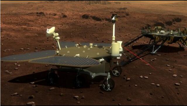 外形酷！中国火星车亮相 有4个“大翅膀”