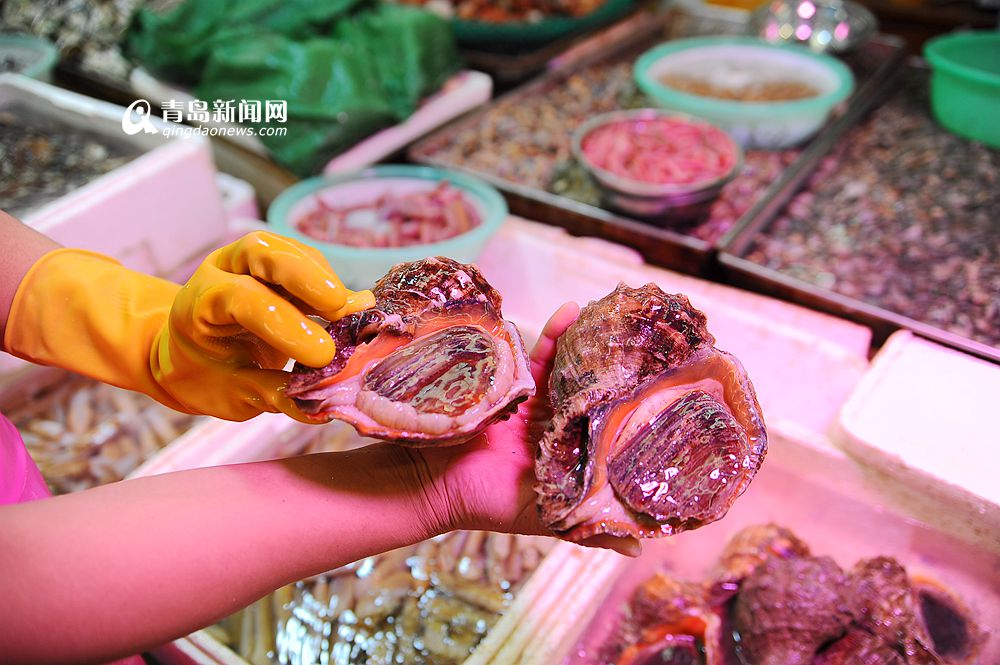 高清:中秋节高档海货热卖 这些美味你吃过几种