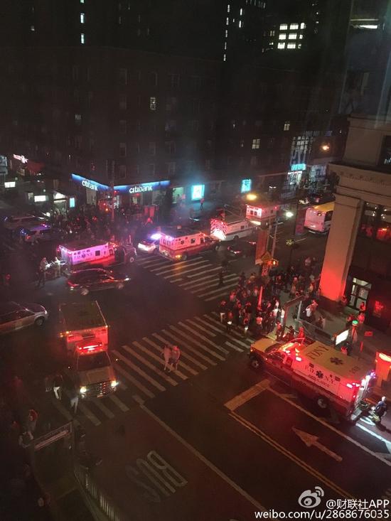 美国 纽约 发生 爆炸 已致26人受伤 有建筑物受损