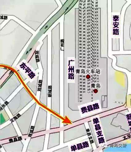 青岛火车站周边拟优化调流 涉及10条道路