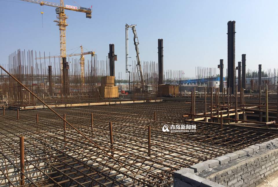 组图:青岛科技馆破土而出 一期项目2019年建成