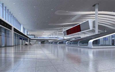 新机场高地铁站房主体施工 将实现无缝换乘