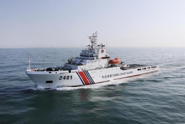中国2401号海警船。