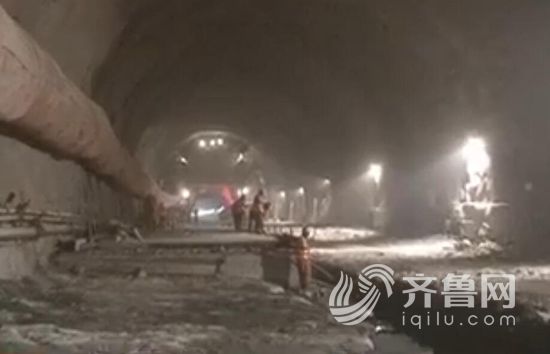 航拍济青高铁 青阳隧道明年6月底贯通