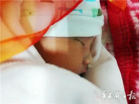 林悦早产生下的儿子。
