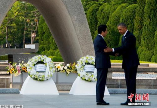 奥巴马此前访问广岛