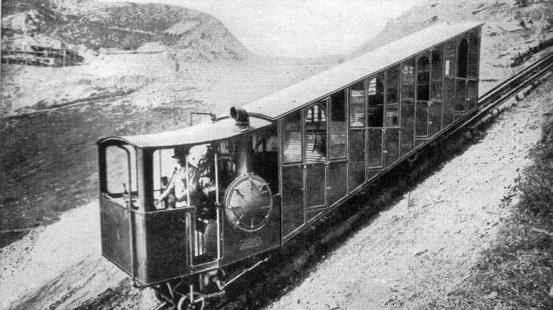 世界上最陡峭铁路 运行120年零事故(组图)