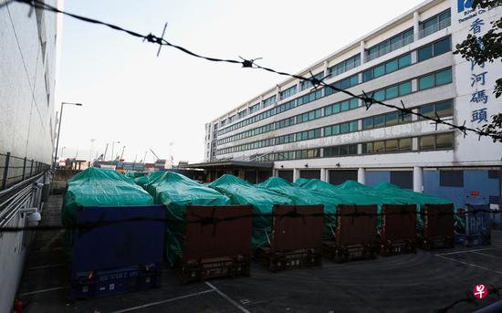 香港海关扣留的新加坡装甲运兵车 