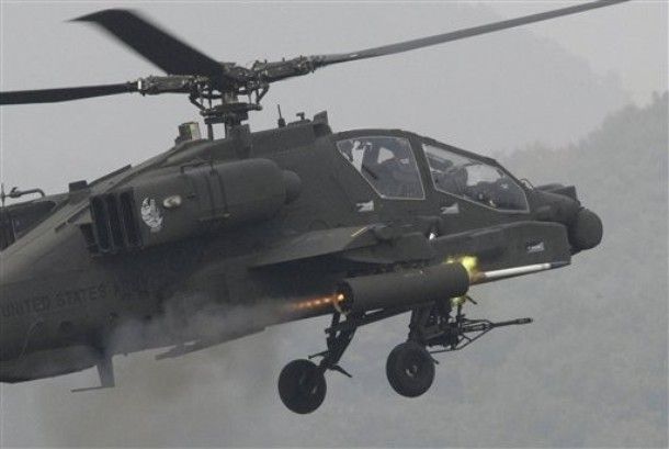 韩部署36架阿帕奇直升机 斥资1.8万亿韩元做啥