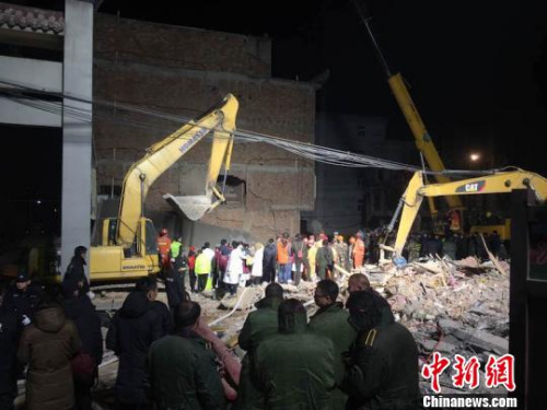 浙江文成民房坍塌致7人遇难 2名幸存者生命体征平稳