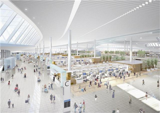 青岛新机场航站楼招商 将建美食街等四个商业区