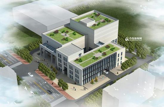 李沧图书馆档案馆正式开建 预计2018年初竣工