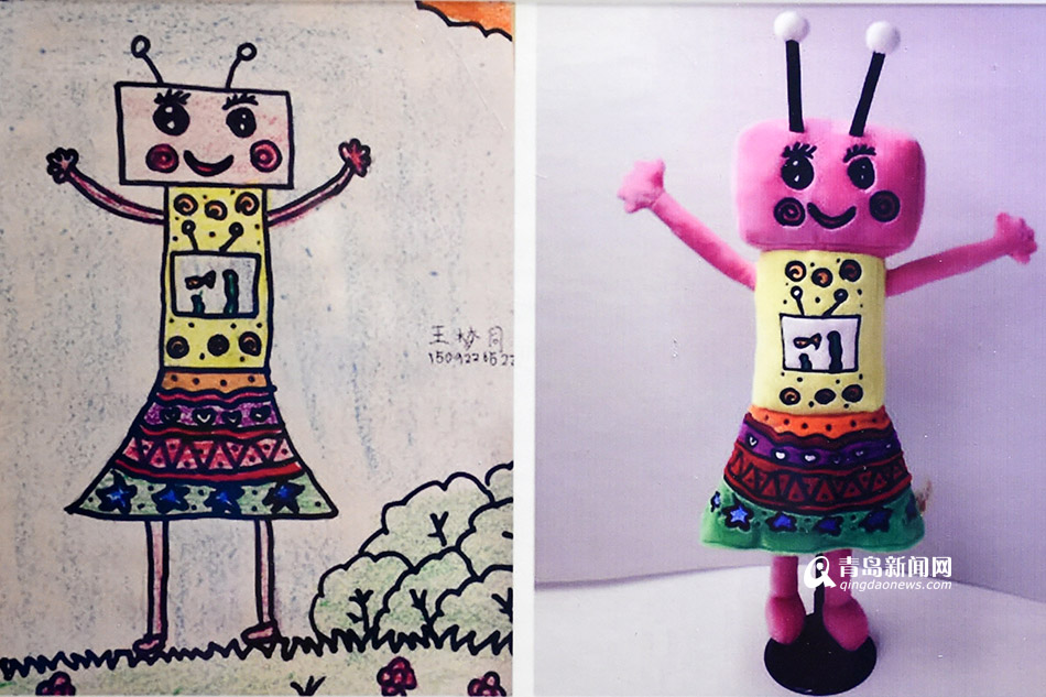 【青岛故事】她让孩子涂鸦变成10万只玩偶