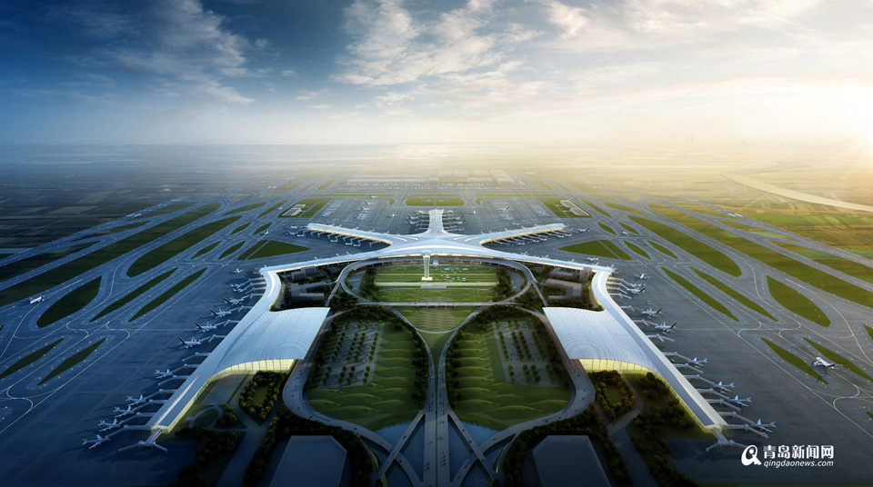 新机场主体结构完工 航站楼开始精装修