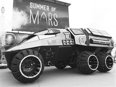 NASA新火星车的概念展示图