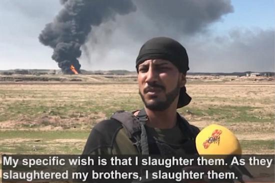 伊拉克男子杀130名IS分子斩50人头:为兄弟报仇