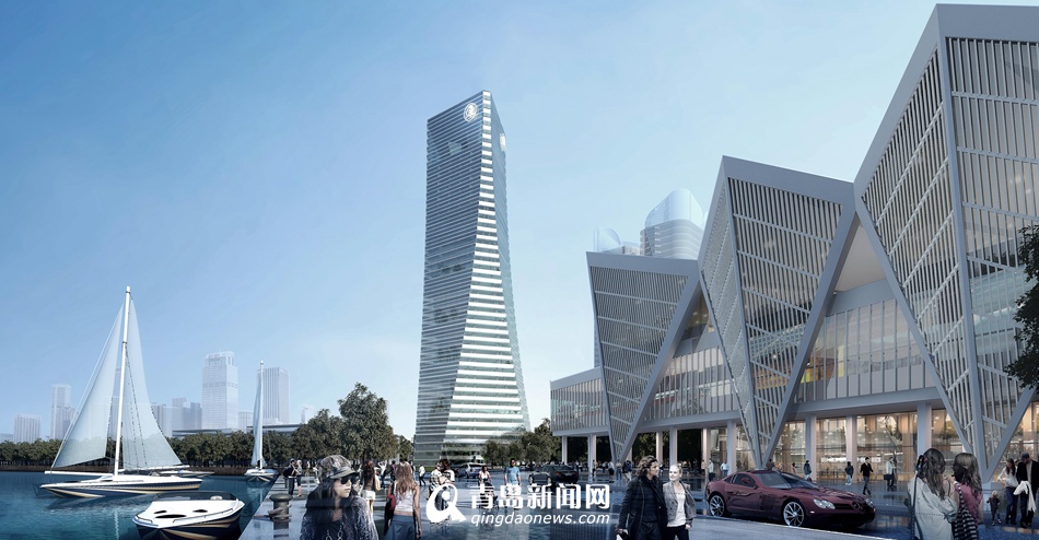 青岛邮轮港城启动区开建 将添199米高楼