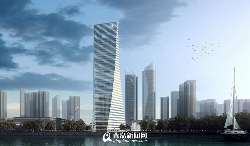 青岛邮轮港城启动区开建 将添199米高楼